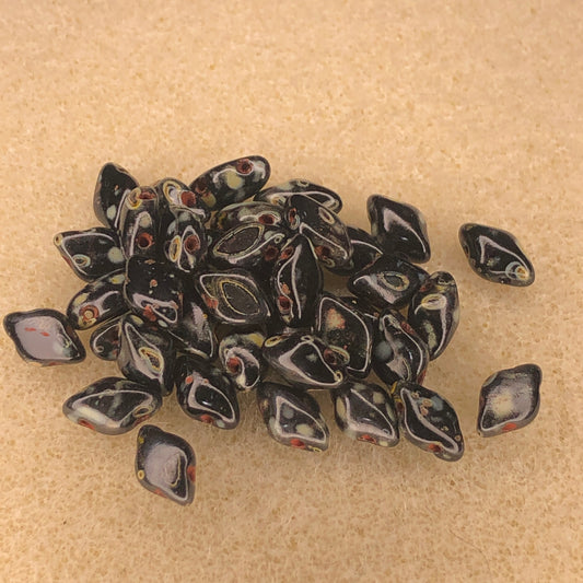 8x5mm Gemduo - Jet - Picasso