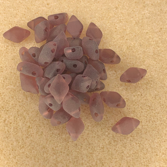8x5mm Gemduo - Matte Amethyst