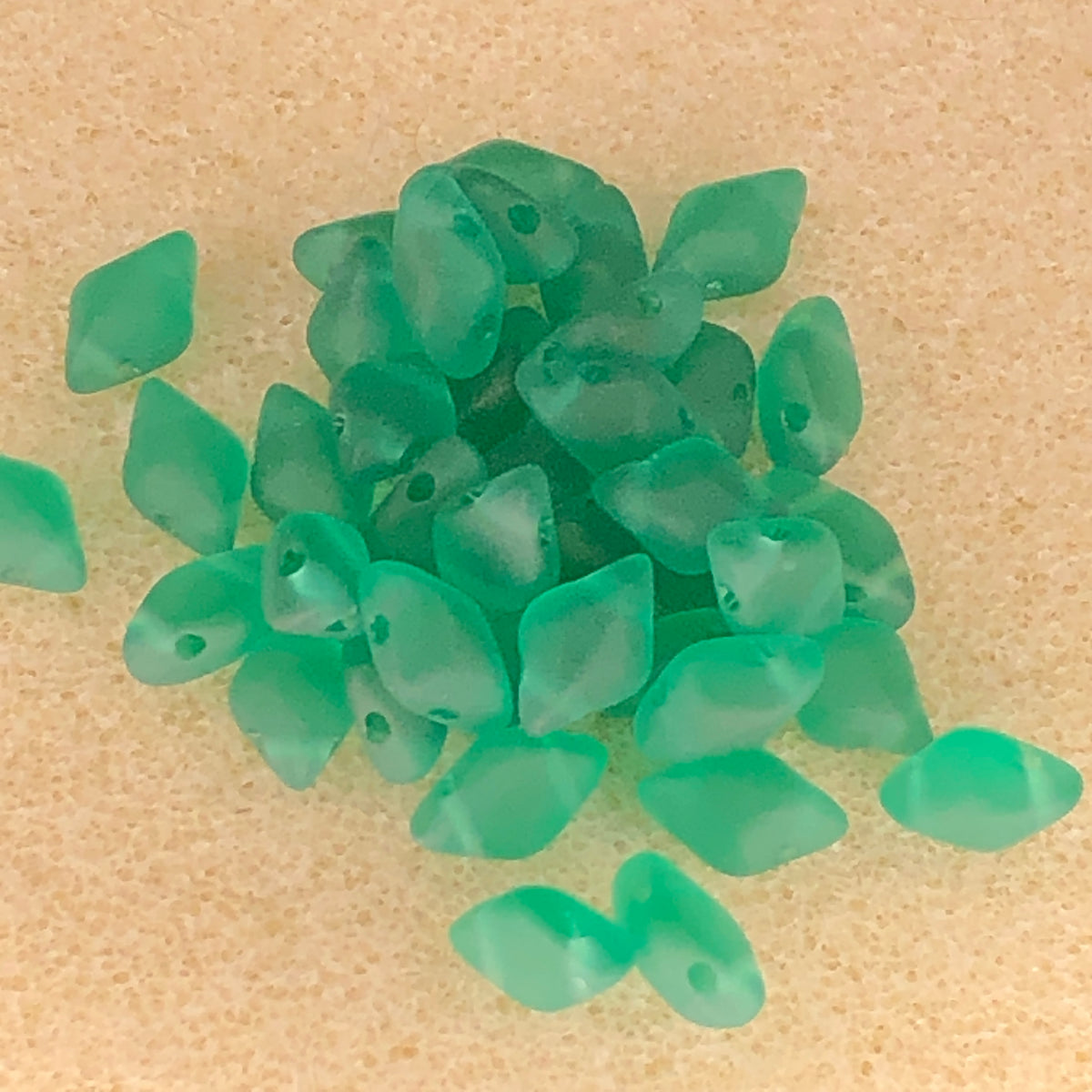 8x5mm Gemduo - Matte Emerald