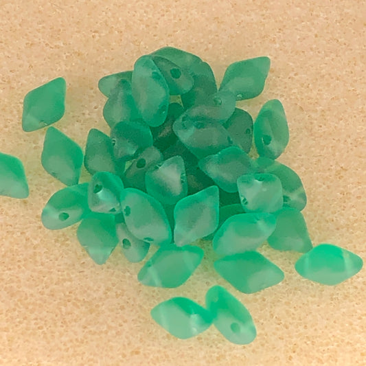 8x5mm Gemduo - Matte Emerald