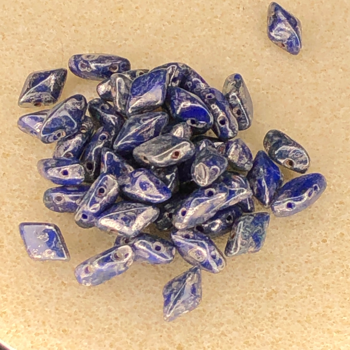 8x5mm Gemduo - Royal Blue Rembrandt