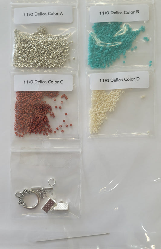 Geo Patterned Bracelet Kit - Pattern 2