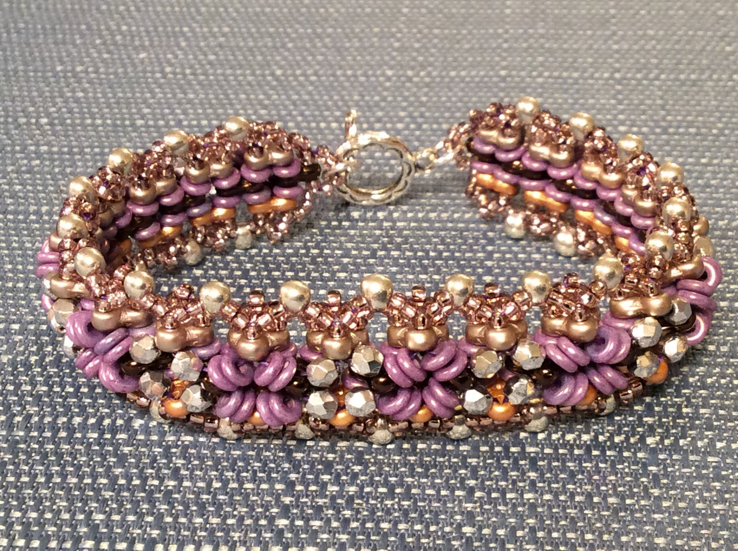 Triple Rhythm Beaded Bracelet Pattern Tutorial - 2 Patterns in 1