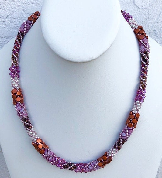 Mishmosh Beaded Necklace Pattern Tutorial