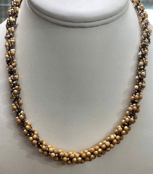 Escalating Pearls Beaded Necklace Pattern Tutorial