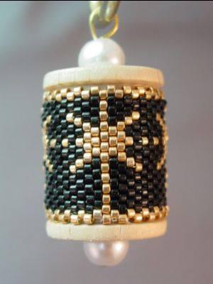 Star of Bethlehem Beaded Christmas Ornament Spool Pattern Tutorial