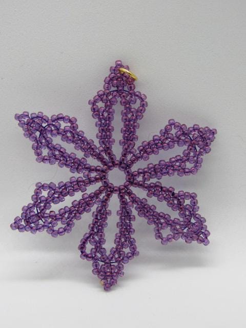 Cathy Beaded Snowflake Pattern Tutorial