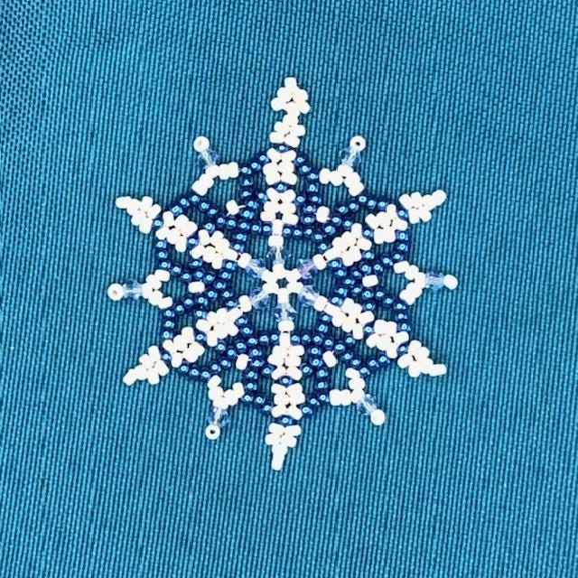 Katie Beaded Snowflake Pattern Tutorial