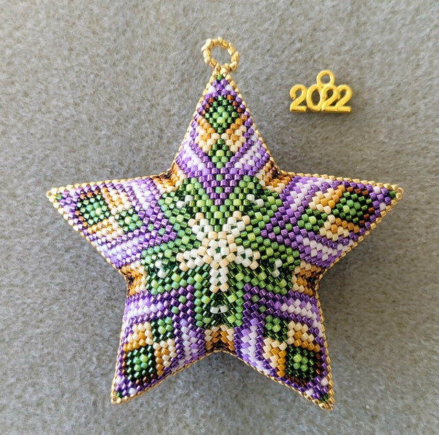 Crown Royal 3D Puffy Peyote Star