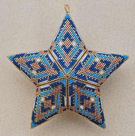 Heritage 3D Puffy Peyote Star