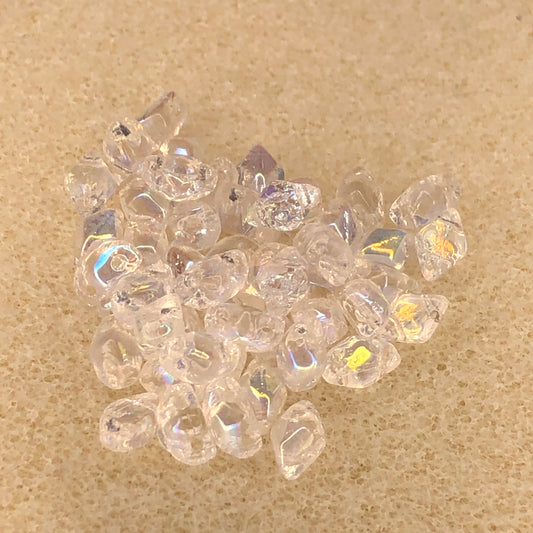 6x4mm Mini GemDuo - Crystal AB