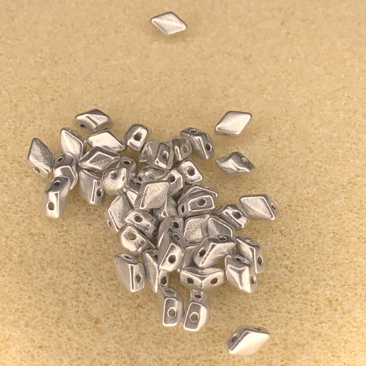 6x4mm Mini GemDuo - Crystal Bronze Aluminum