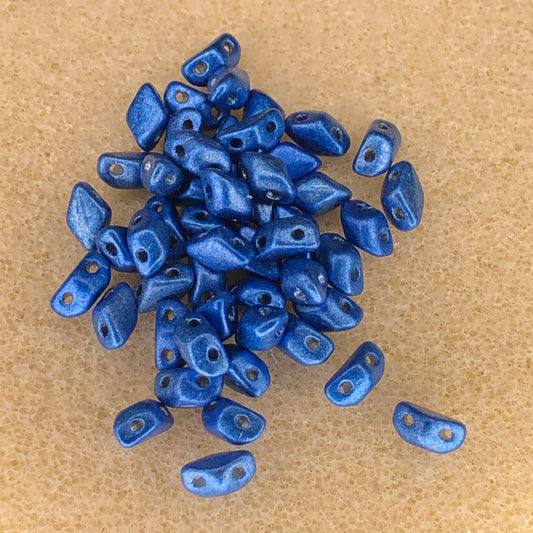6x4mm Mini GemDuo - Metalust Crown Blue