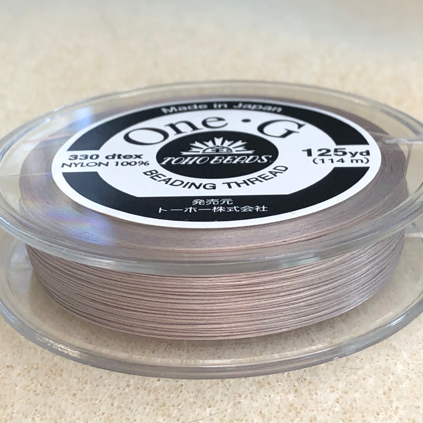 One-G Thread 125 yards-Beige