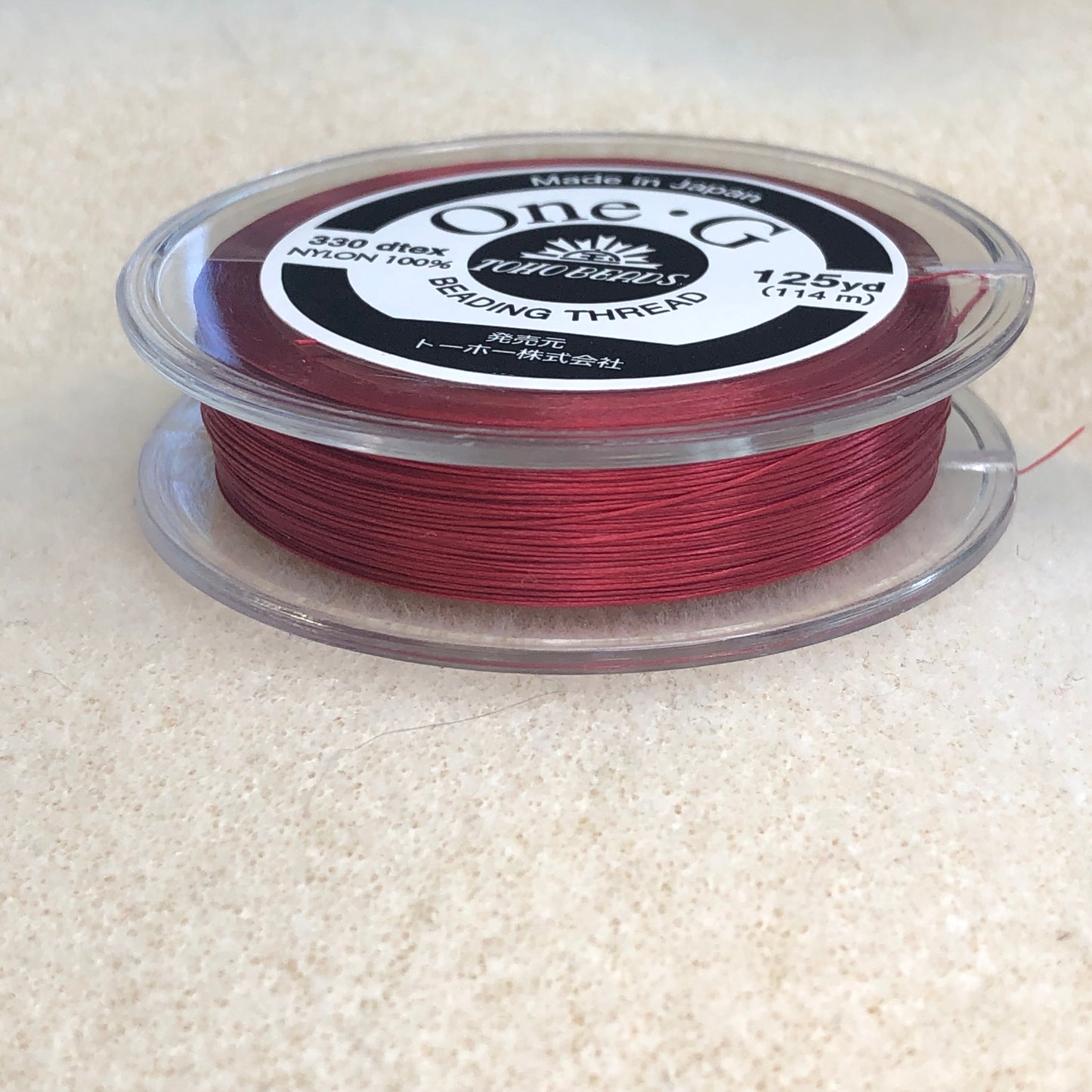 One-G Thread 125 yards-Red