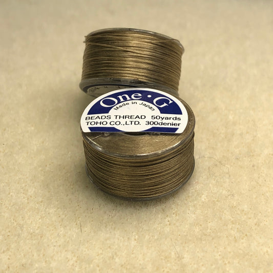 One-G Thread 50 yards-Sand Ash