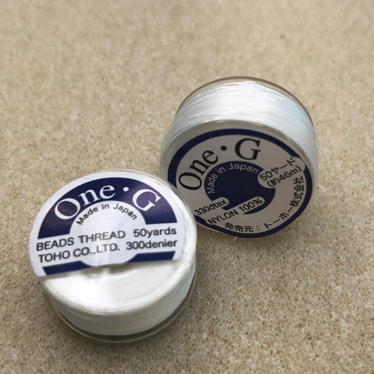 One-G Thread 50 yards-White