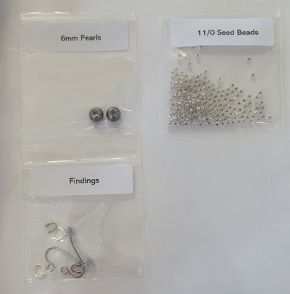 Pearl Drop Earring Kit