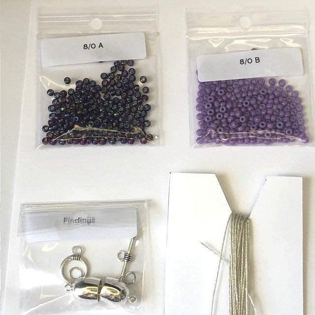 Puzzle Beaded Kumihimo Bracelet Kit