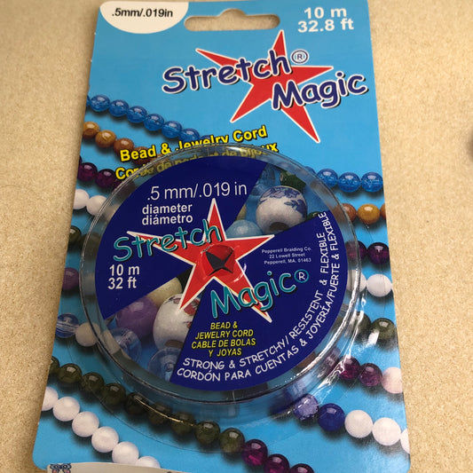 10 meter .5mm Stretch Magic Cord-Black