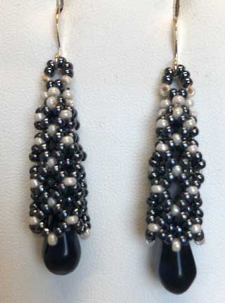 Strobile Beaded Earring Tutorial Pattern