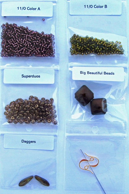 SuperDuo Sunburst Earrings Kit