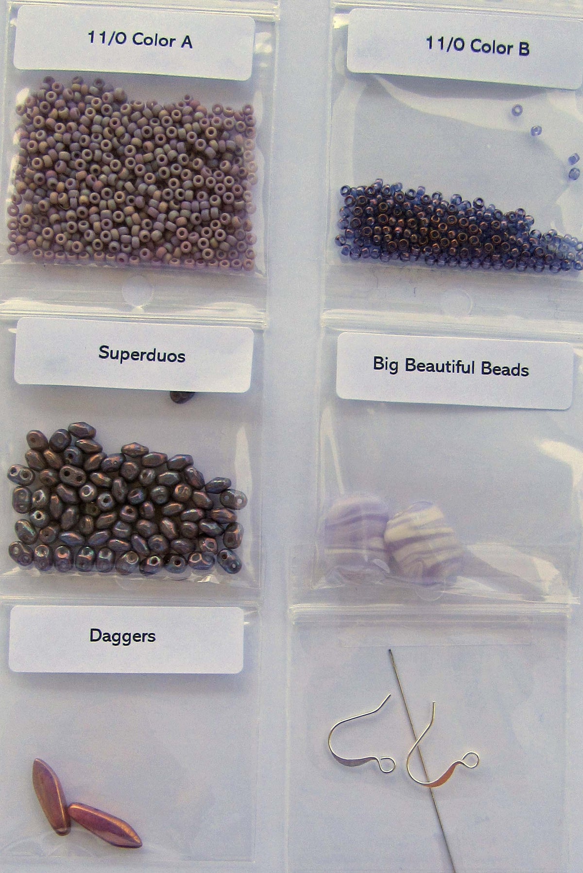 SuperDuo Sunburst Earrings Kit