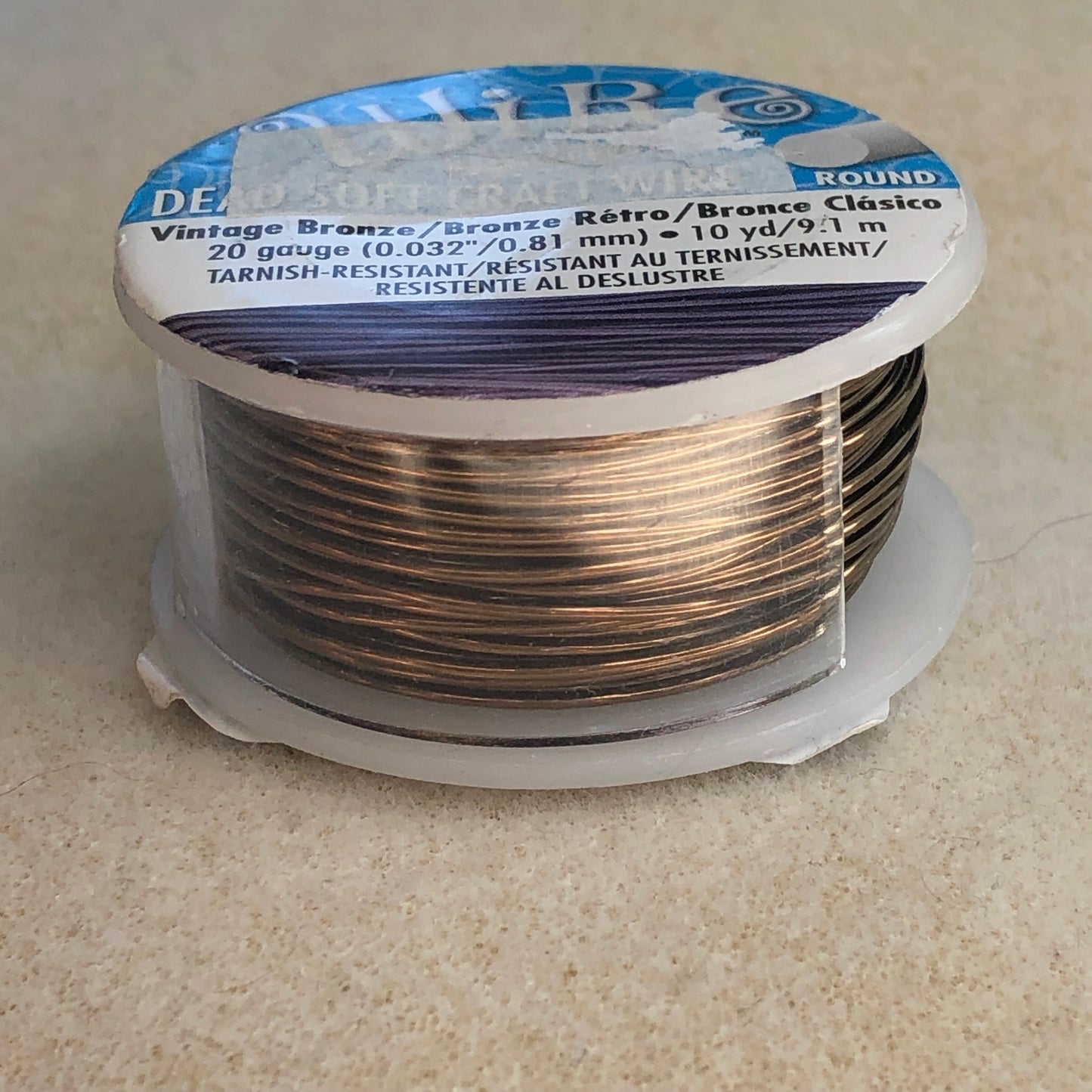 20 gauge 10 yd  Wire - Vintage Bronze