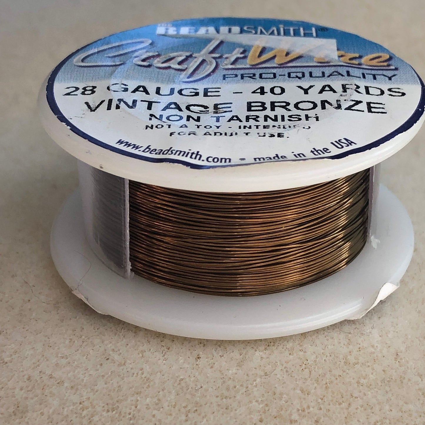 28 gauge 40 yd  Wire - Vintage Bronze