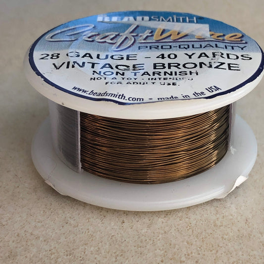 28 gauge 40 yd  Wire - Vintage Bronze