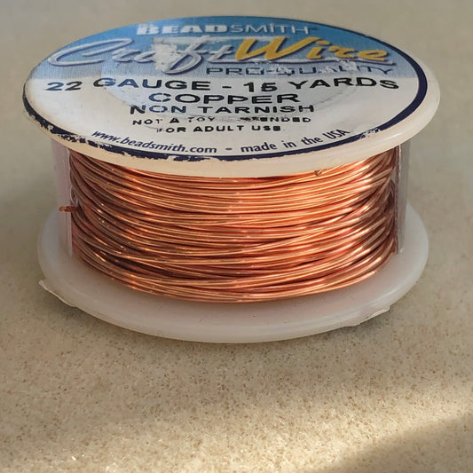 22 gauge 15 yd  Wire - Copper - non tarnish