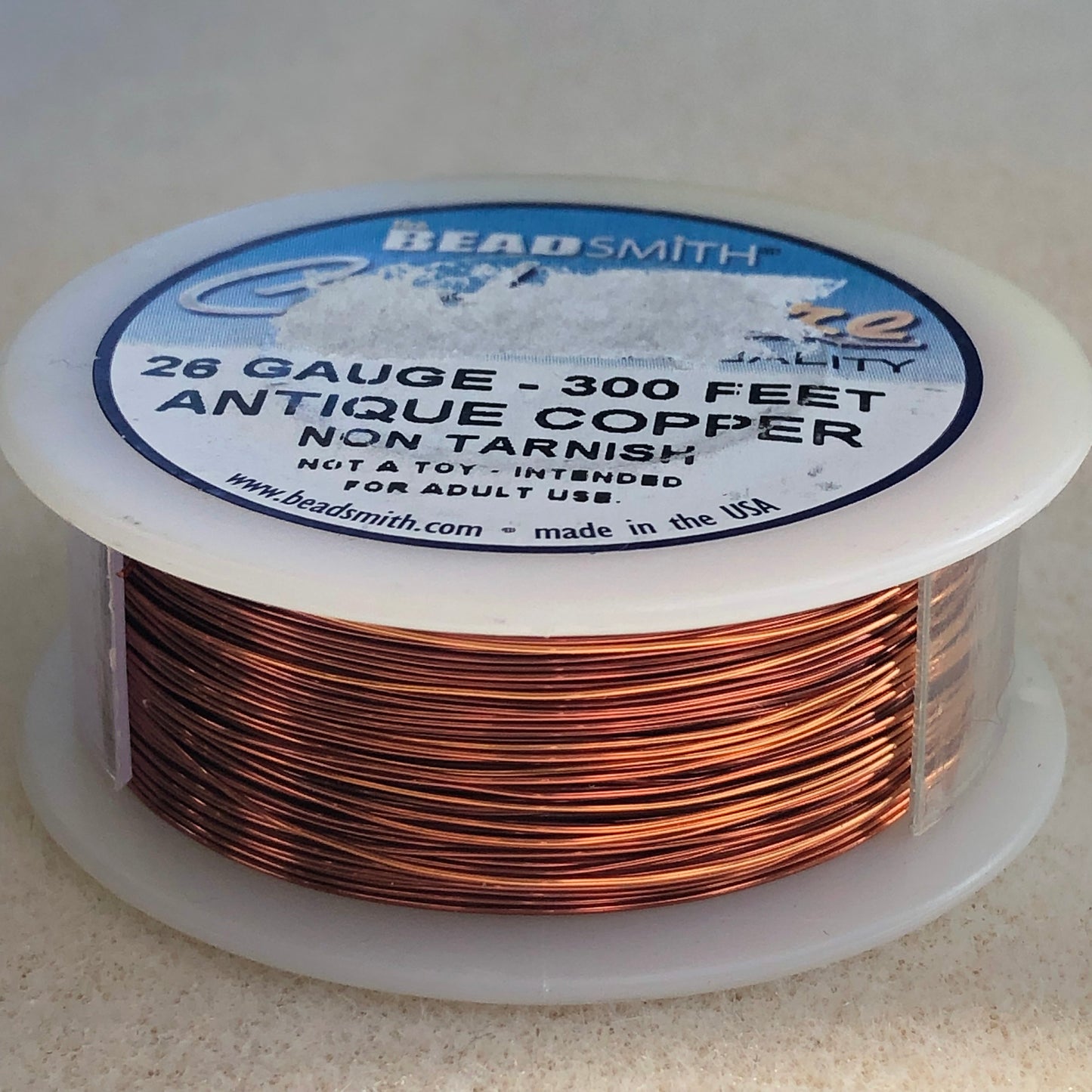 26 gauge 300 ft  Wire - Antique Copper - non tarnish